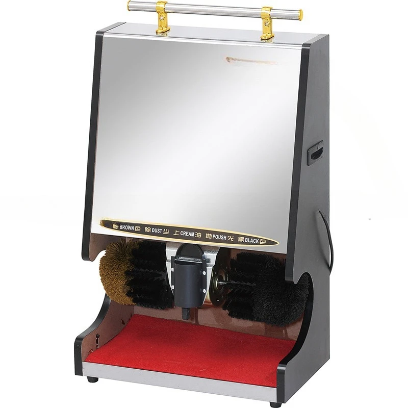 

Hotel hotel automatic shoe shine machine, shopping mall lobby public multi-functional titanium shoe brush machine business