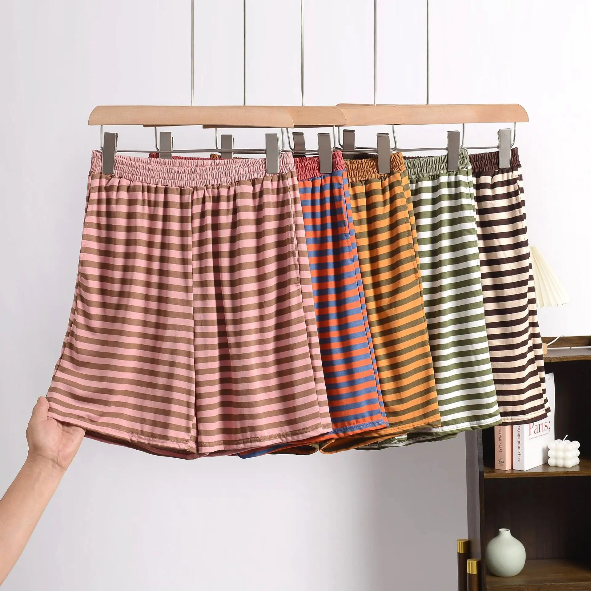 Plus size XL to 8XL Women's Modal pant calf-length summer Capri Pants wide leg pants short pants casual homewear