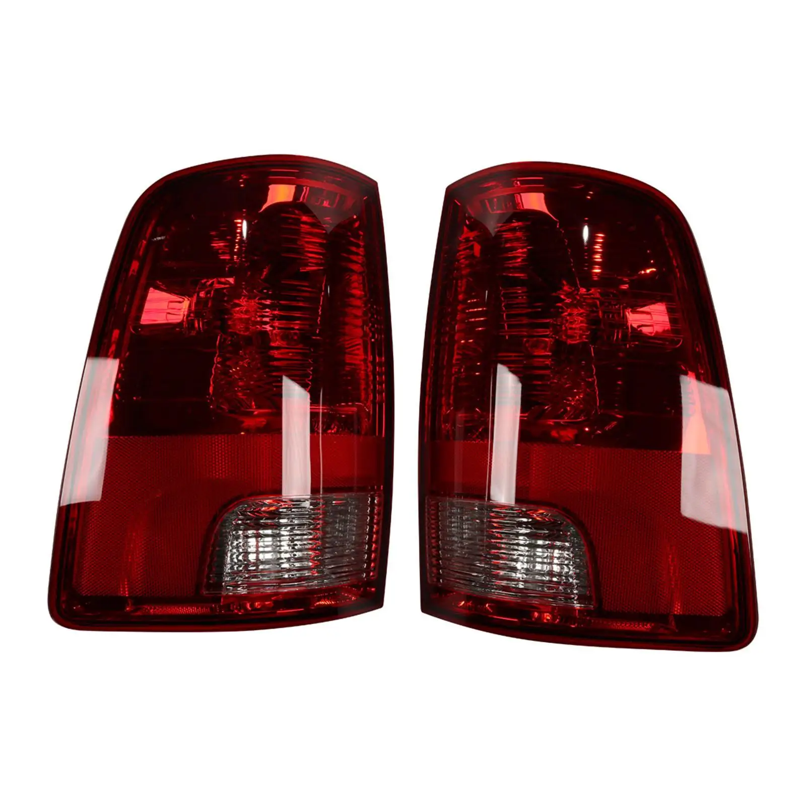 

1 Pair Rear Brake Tail Light 55277415AF Red with Bulb for Dodge RAM 2009-2018 Driver and Passenger Side Simple Installation