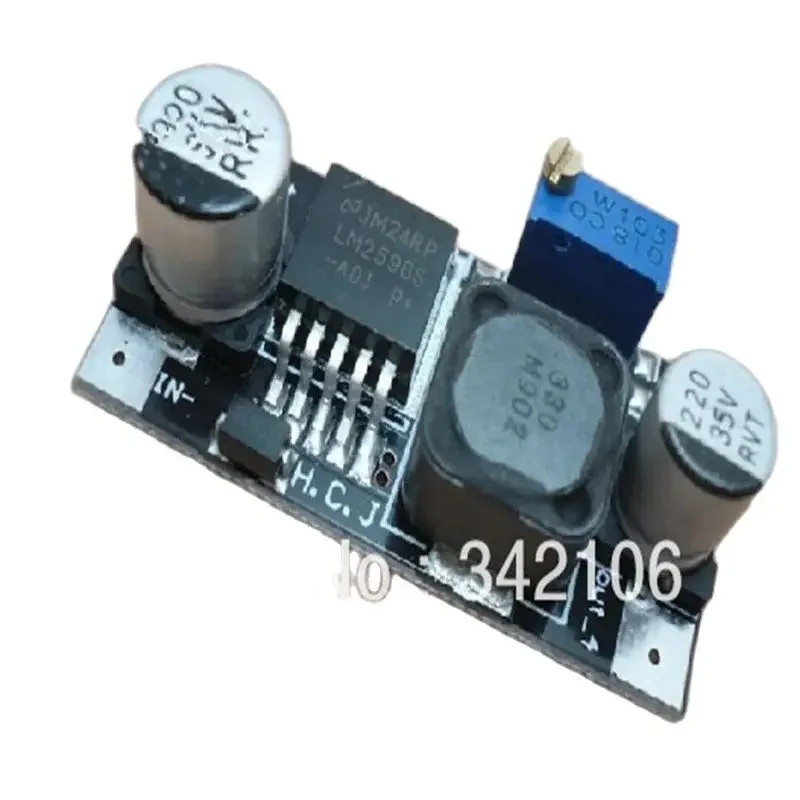 10pcs Small LM2596 Step-down Power Module DC  3A Adjustable Ultra LM2576 Buck Sensor