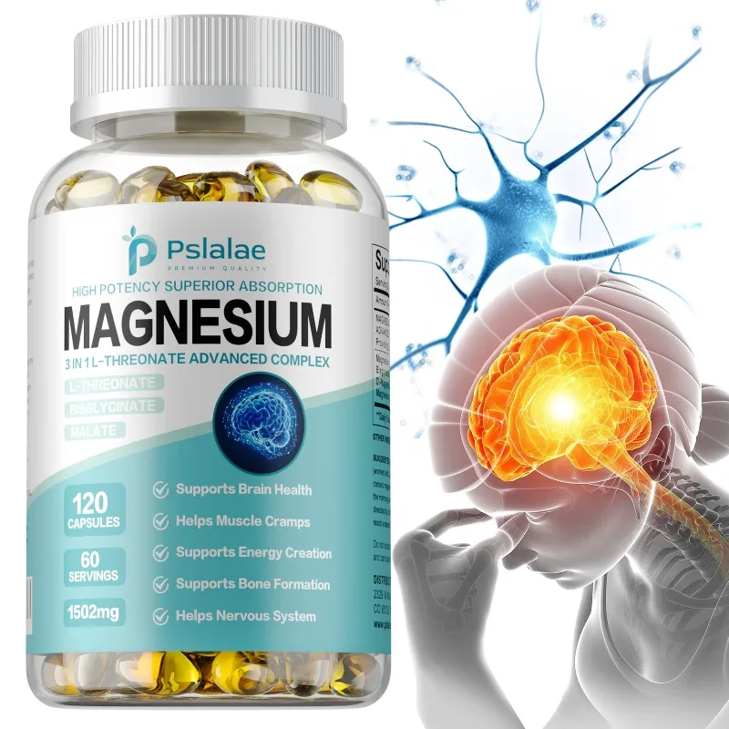 

Magnesium L-Threonate Complex - Reduces Fatigue, Improves Sleep, Supports Brain Health, Improves Cognitive Function and Memory