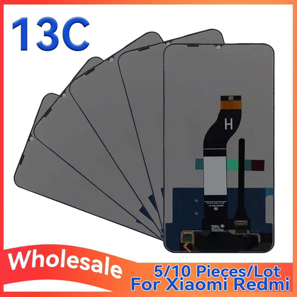

Wholesale Lot of 5/10 For Xiaomi Redmi 13C Screen Lcd Display Touch Assembly