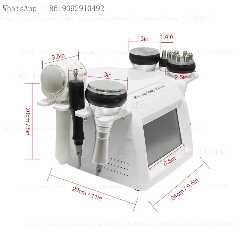 5 in 1 40K Cavitation Radio Frequency Device face body Tighten Slimming Weight Loss Anti-wrinkle Anti-cellulite Beauty Machine