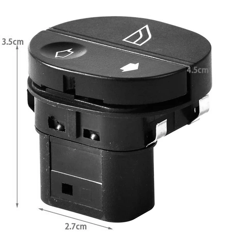 Interruptor de ventanilla eléctrica del lado del pasajero para Ford Fiesta, Fusion Street KA Transit MK7 96FG-14529-AC