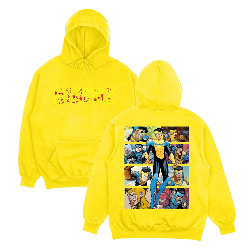 Invincible Hoodies Invincible Mark Superhelden Unisex Sweatshirt Omni-Man Invincible Kleidung Perfektes Geschenk für Comic-Liebhaber Pullover – Detail 10
