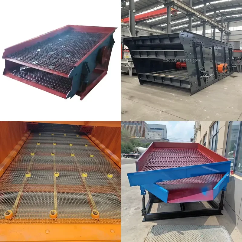 Industrial Horizontal Quarry Rock Vibrating Screen with Eccentricity Vibrator