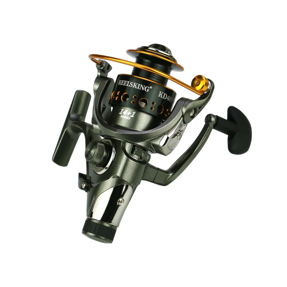Carrete Baitcasting Metal 14+1 rodamientos relación 4,9:1 - imagen 4