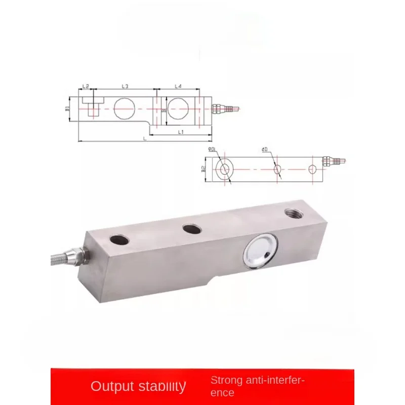 

high-precision ever beam pressure weighing sensor 500kg force measuring electronic scale 1 ton 3 tons small weighbridge