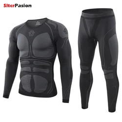 Maglia e pantaloni da moto intimo invernale caldo pantaloni sportivi da corsa traspiranti estivi equitazione ciclismo