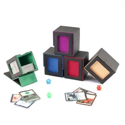 New 100+ card storage box TCG MTG board game commander card carrying organizer box trading 3