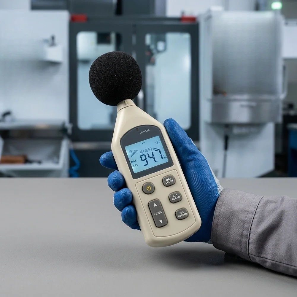 For GM1356 Digital Sound Level Meter for Noise Measurement 30-130dB Weighting Backlit Display USB Data Transfer