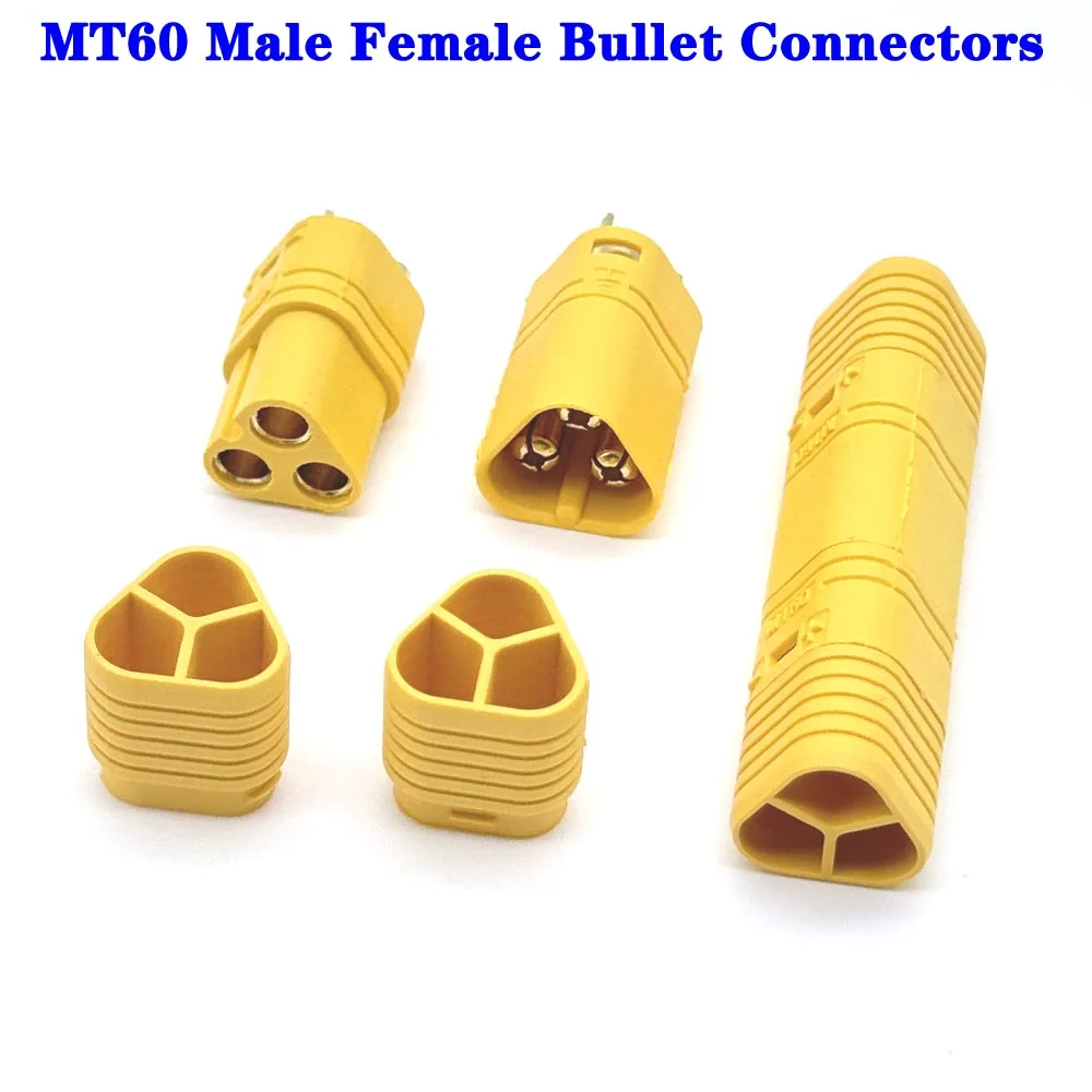 1PCS 1Set  MT60 Plug Male Female XT30 XT90 T Bullet Connectors Plugs for RC Lipo Battery Drone Airplane Accessories Wholesale