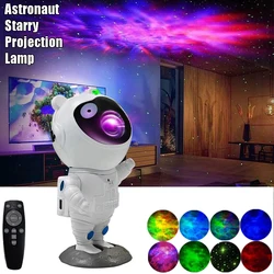 Astronaut Starry Projector Light LED Projector Lamp Bluetooth Speaker Music Playback USB Plug-in for Holiday Bedroom Decorations