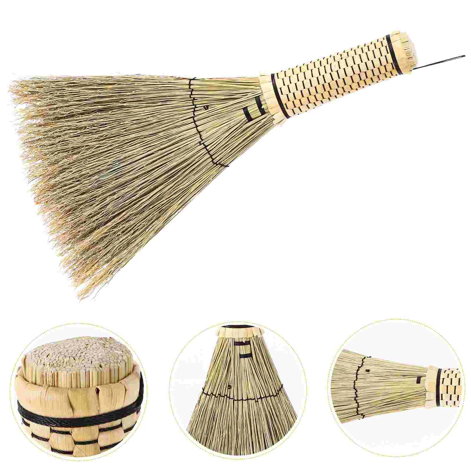 

Bed Sweep Desktop Broom Woven Straw Space-saving Car Corn Sorghum Seedlings Manual