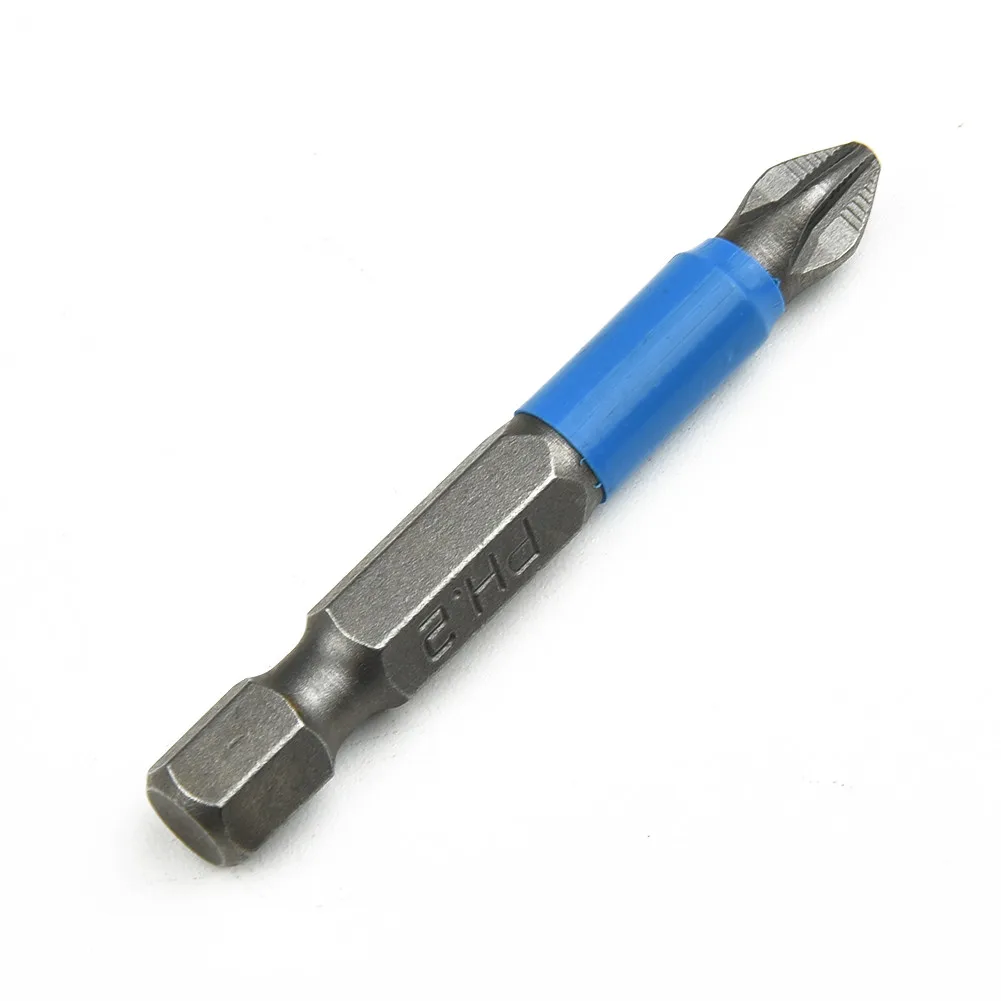 1pc Punta per cacciavite Lotto di vento Testa di perforazione blu Elevata durezza Parte magnetica multifunzionale Installazione a vite