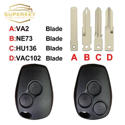 SUPERKEY obudowa pilota bez kluczyka pokrowiec na Renault Vauxhall Trafic Twingo Clio Modus Kangoo Master Movano Vivaro Primastar Logan Sandero