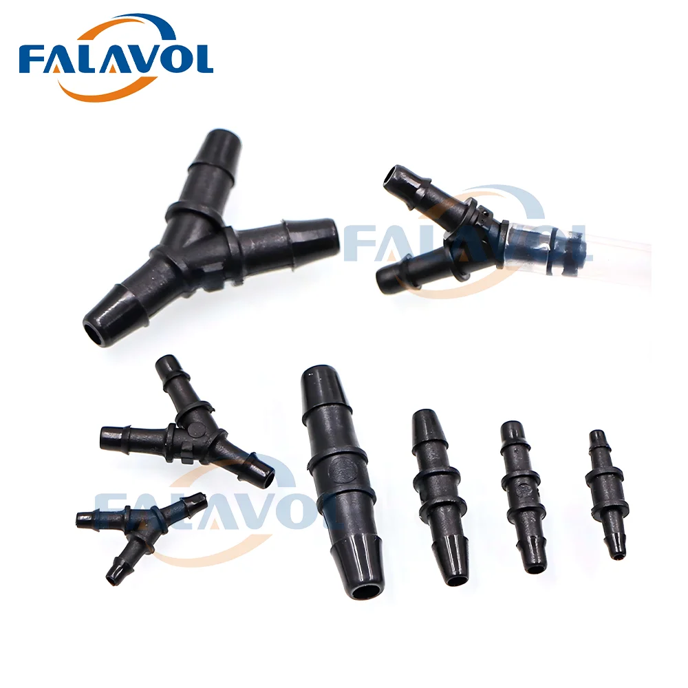 FALAVOL 20pcs/lot Y Type Ink Tube Connector Eco Solvent UV Ink Hose Connector For Mimaki Mutoh Allwin Inkjet Printer Ink Pipe