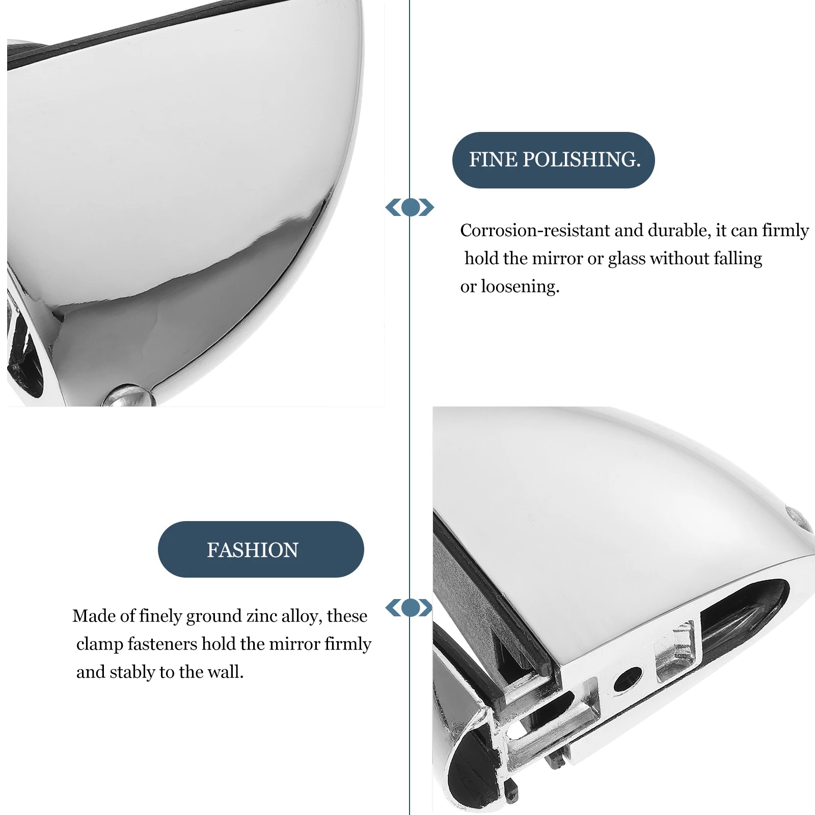 

Zinc Alloy Mouth Clip 3-32mm Adjustable Holder Clips Shelf Bracket Mirror Holder Clips Durable Construction