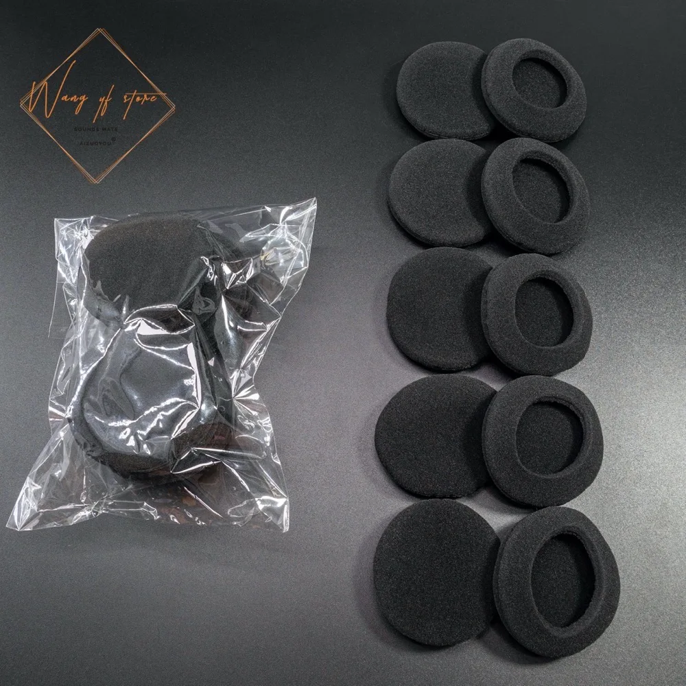 10 قطعة وسادة من اسفنج الفوم وسادات إسفنجية وسادات الأذن ل Sennheiser HD450 HD480 HD490 سماعة الرأس