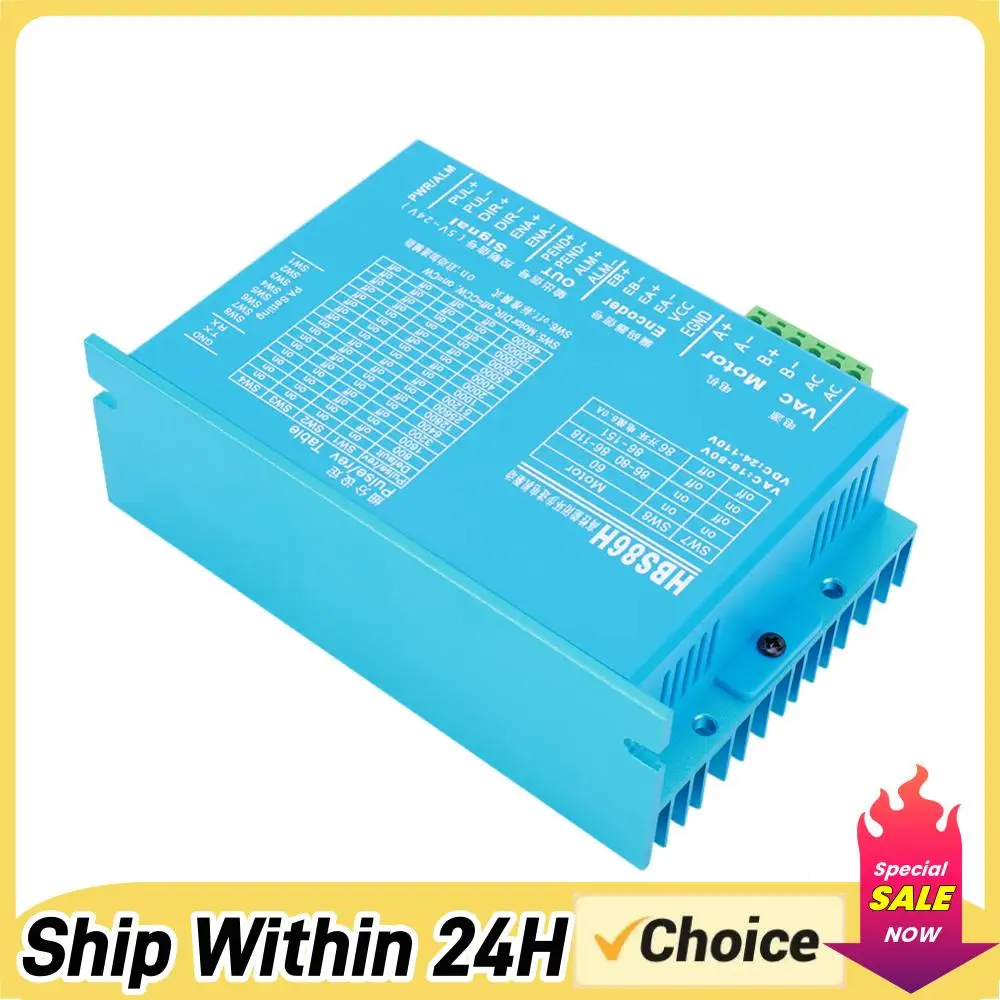 

HBS86H Closed Loops Two-Phase High Torque Controller with RS232 Port Servos Motor Driver Hybrid Step Servos Driver
