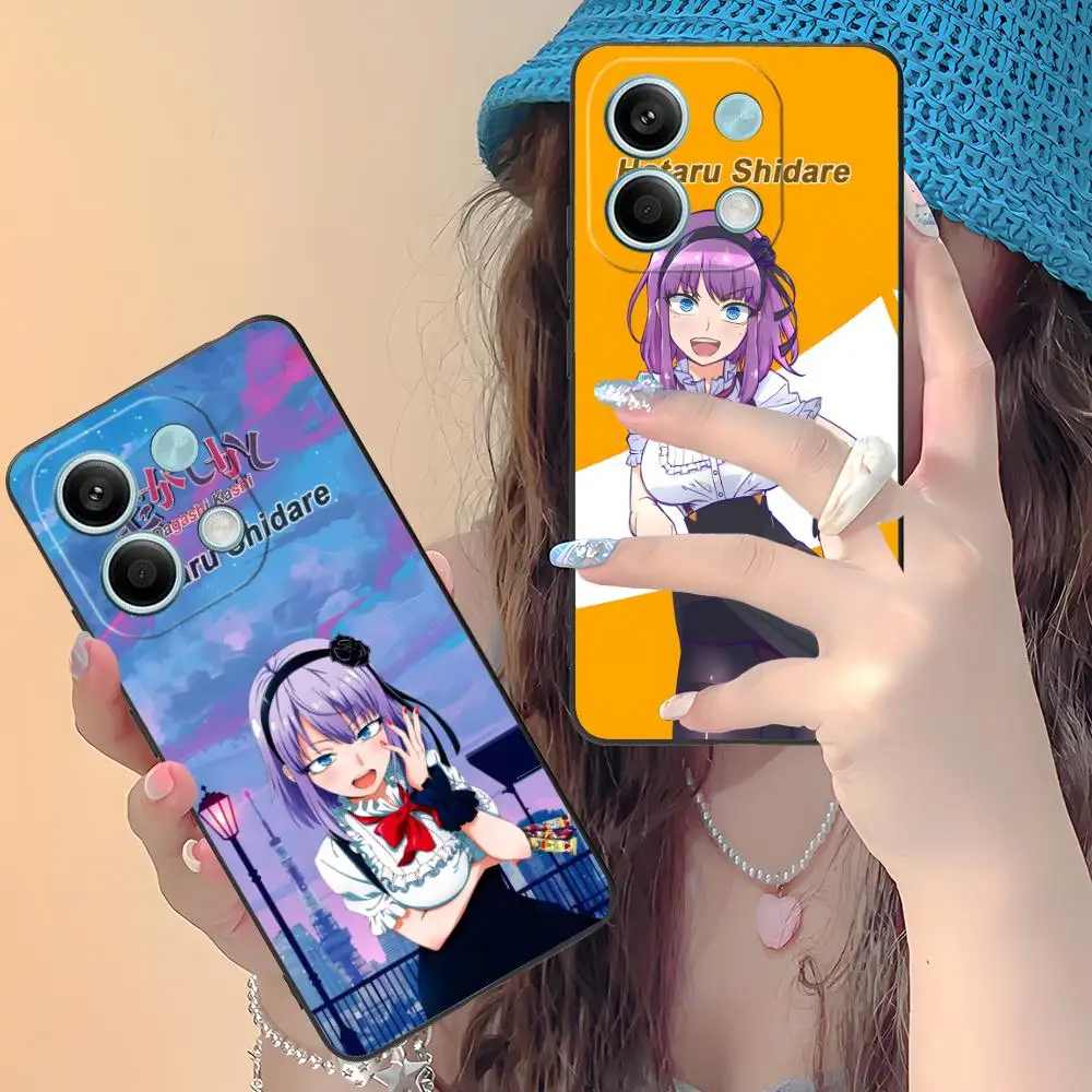 Dagashi Kashi Hotaru حافظة هاتف محمول لهاتف Xiaomi Redmi Note 14 13 12 11 S Pro Plus 4G 5G غطاء طباعة ملون غطاء الهاتف الذكي #3