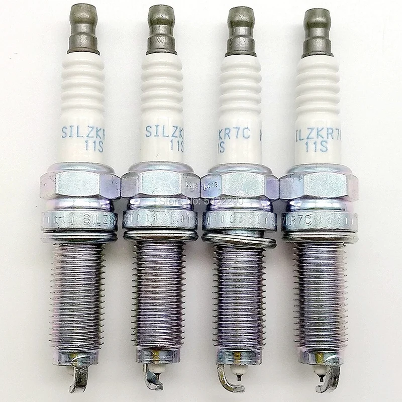 4pcs  spark plugs laser iridium SILZKR7C11S 92932 For Honda ACCORD 2013 2.0, CIVIC 2011 2.0, CIVIC 2012 1.8 R18A, CIVIC FK