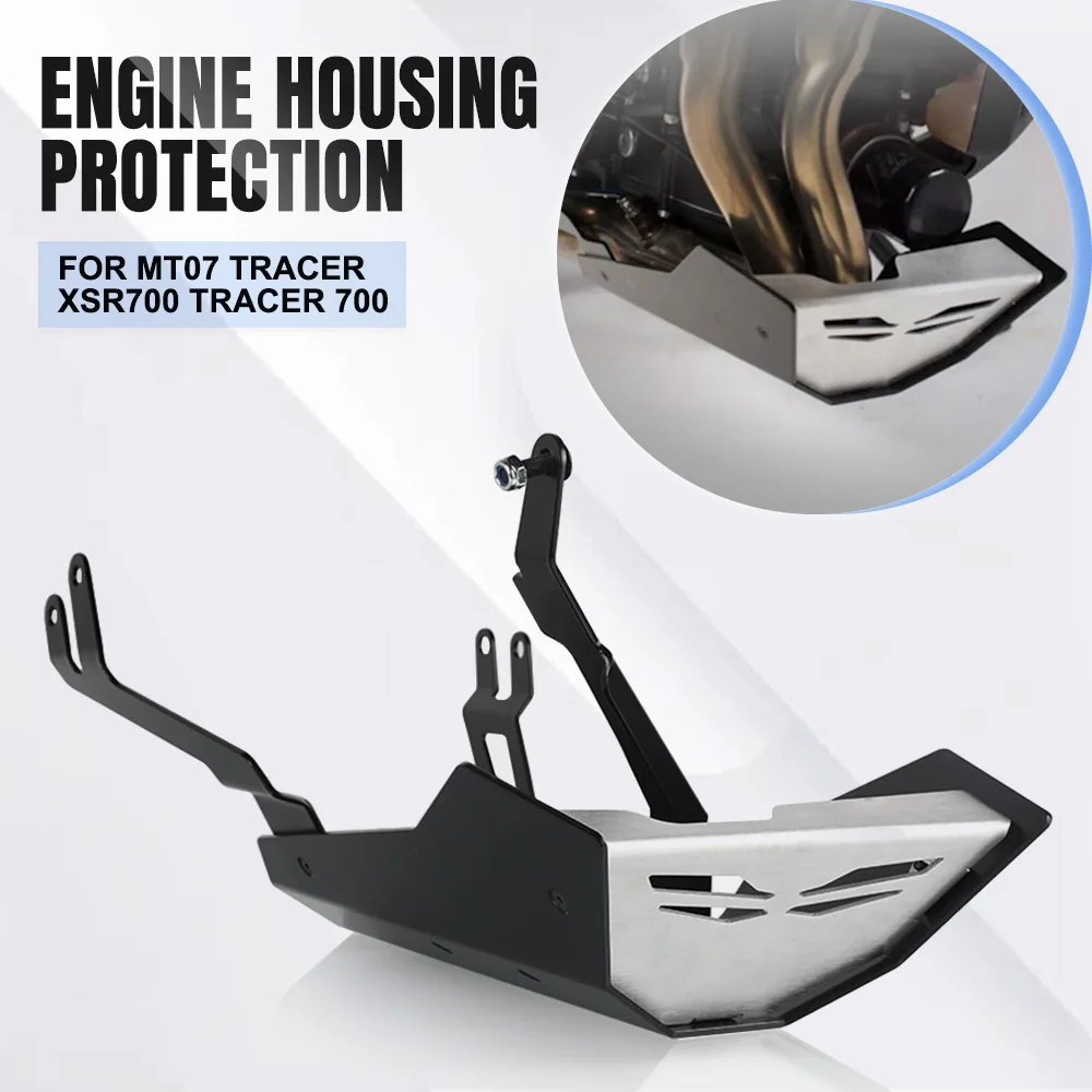 

For YAMAHA MT07 2014 -2020 Tracer XSR700 XTribute TRACER 700 Front Engine Guard Protector Lower Chin Fairing Spoiler Cover MT-07