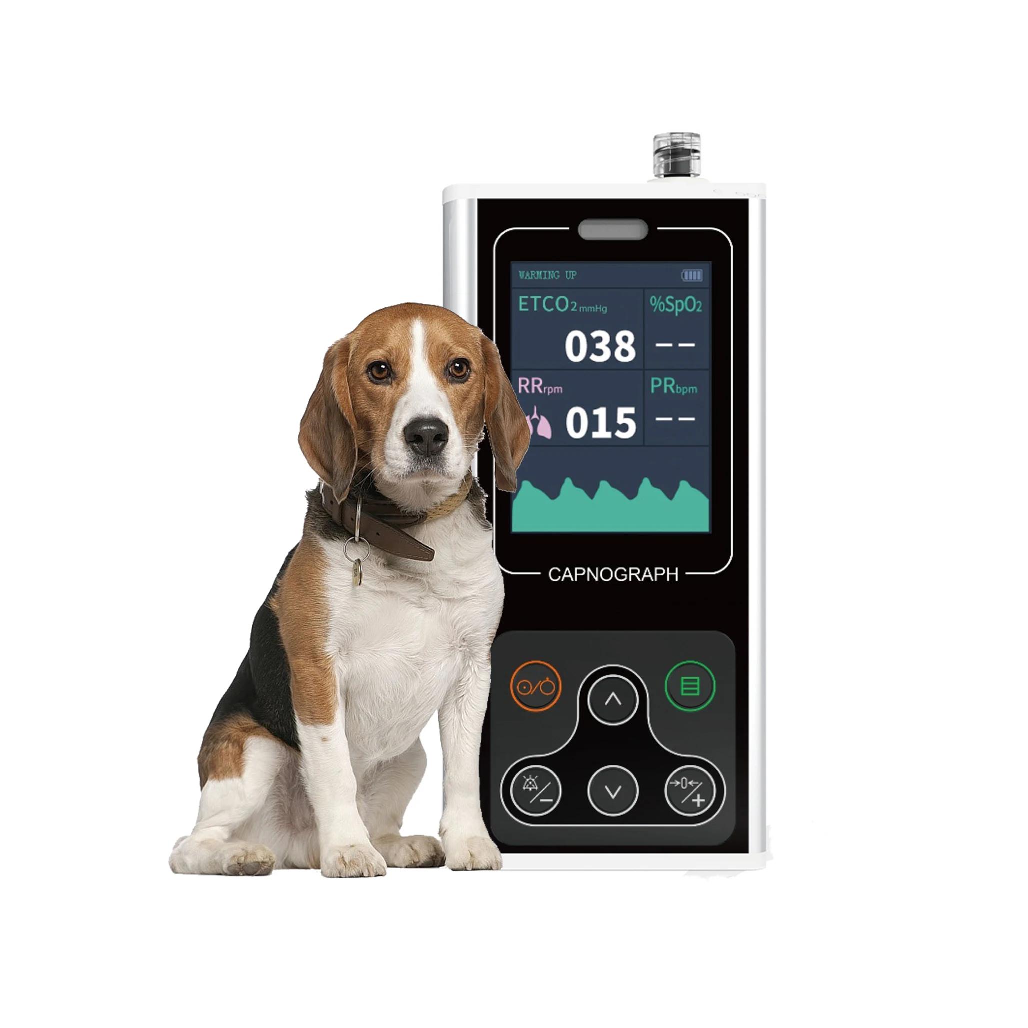 

CONTEC CA10S-VET Портативный капнограф-монитор Etco2 Ветеринарный капнограф