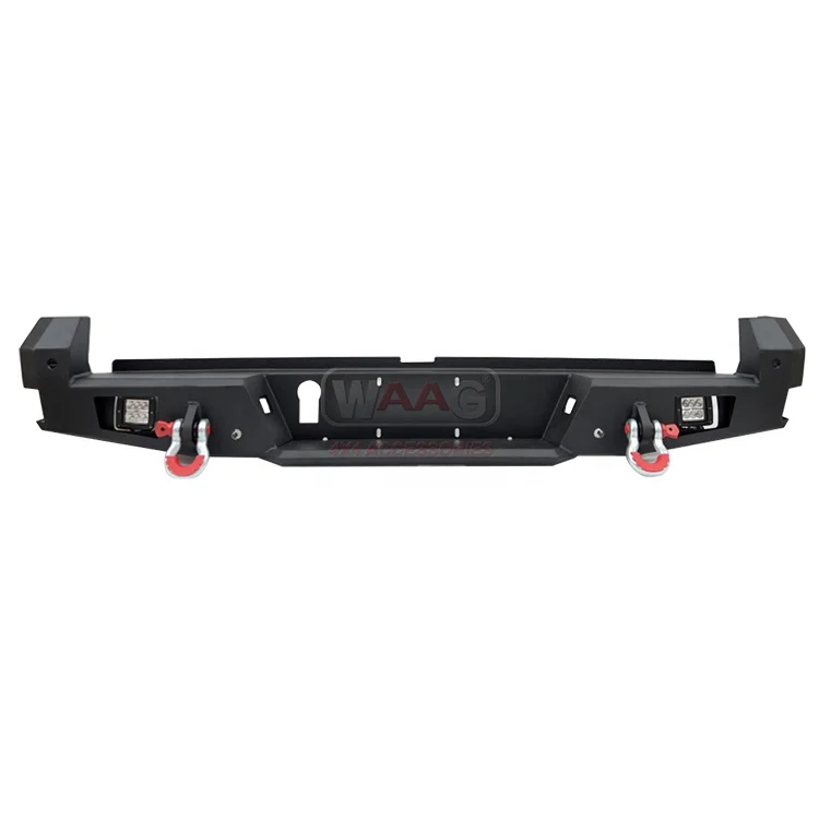 

Heavy Duty Rear Steel Bumper For Tacoma 2016+ Pickup Truck Tacoma Bumper With Two LED Lights