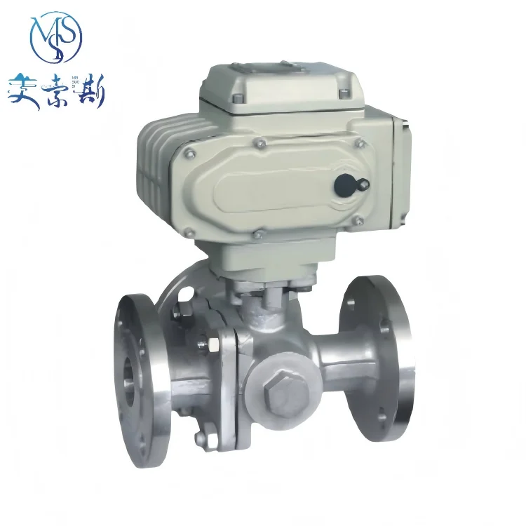 

3-way Flanged Ball Valve MSS-10, Available In 12V, 24V, 220V, 380V