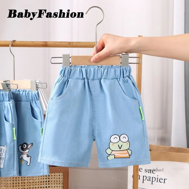 Kids Baby Denim Shorts for Boys Thin Short for Girls Casual Pants for Kids Fashion  Pants for Babies Children\'s Clothing)