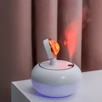 New Design Mini Ultrasonic 300ML Aroma Diffusers USB Led Ultrasonic Sunset Light Lamp Air Humidifier For Office Home