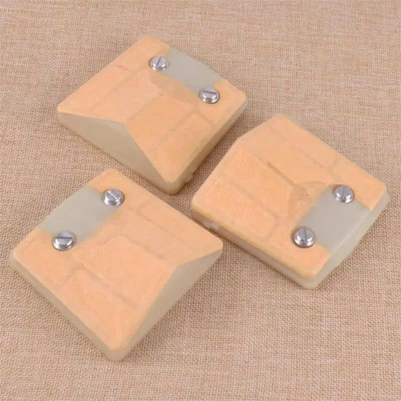 

LETAOSK 3-piece set 501807105 yellow plastic air filter suitable for Husqvarna 61 66 181 266 281 288 288XP chainsaw