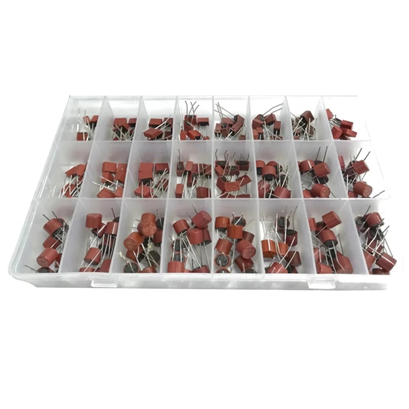 240PCS 392 square 382 round fuse tube 250V slow-break T 0.5A-10A 24 specifications 10 each