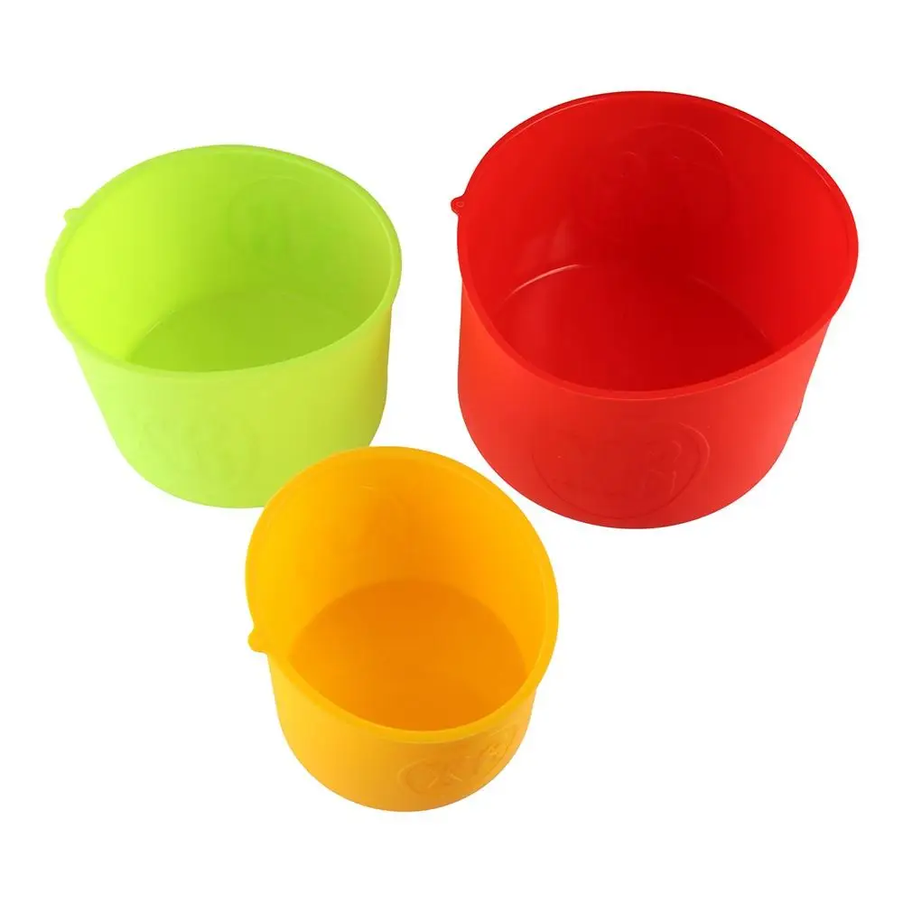Multicolored Circular Easter Baking Mold Kitchen Microwave Oven Baking Pan Cake Barrel Bread Pan Cake Mold