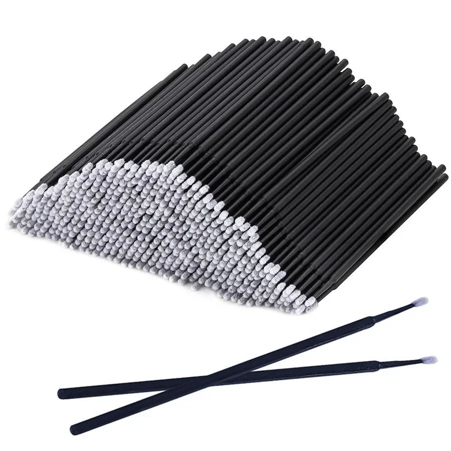 مجموعة من فرش تنظيف الرموش - 300/500/1000 قطعة من أدوات إزالة المكياج الاحترافية لوصلات الرموش والعمل التفصيلي #2