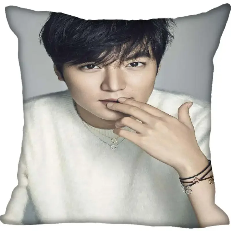 Custom KPOP Lee Min ho Square Pillowcase Custom Zippered Bedroom Home Pillow Cover Case 1pcs 45x45cm