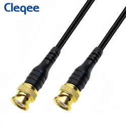 Cleqee P1062 Gold-plated BNC to BNC Male plug Pure Copper BNC Q9 Oscilloscope Test Lead 100cm Cable