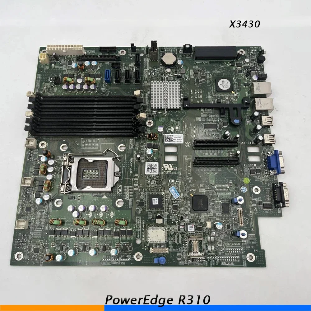 Server Motherboard For DELL PowerEdge R310 5XKKK TH3YC 1V648  05XKKK 0TH3YC 01V648 X3430 4GB SATA 500G