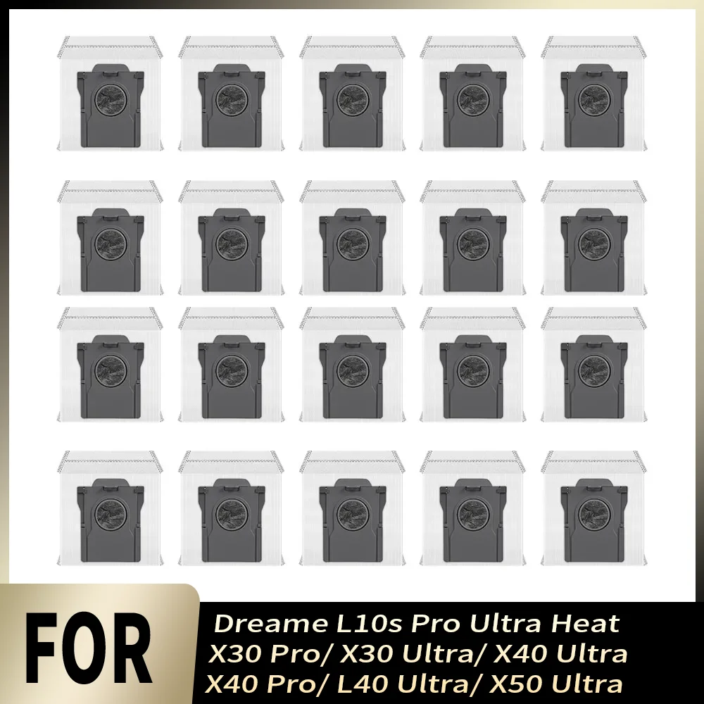 Staubbeutel Ersatzteil für Dreame L10s Pro Ultra Heat X30 Pro X30 Ultra X40 Ultra X40 Pro L40 Ultra X50 Ultra Roboterstaubsauger