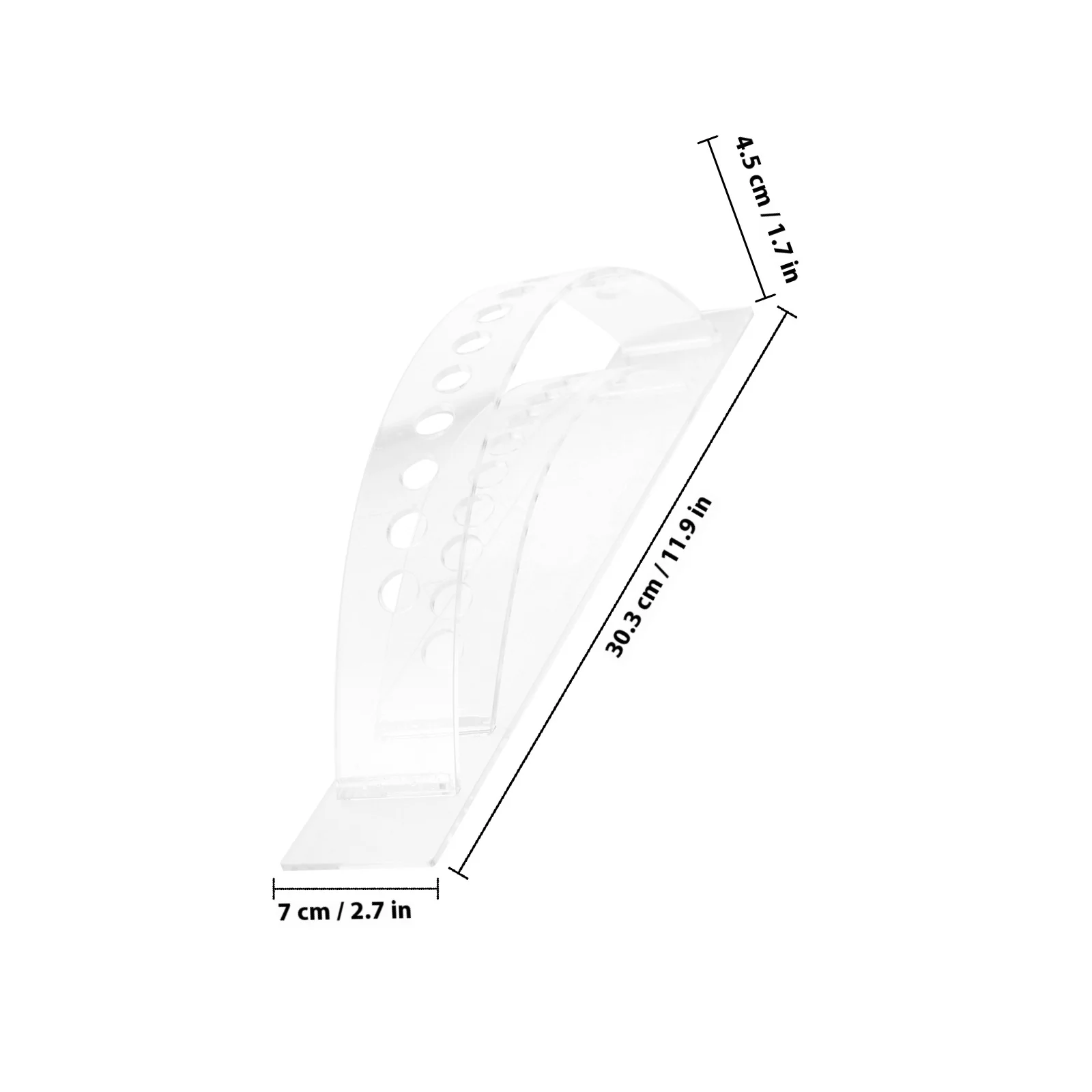 Supporto per penna per trucco per esposizione Porta pennelli in acrilico Portaoggetti per matita per sopracciglia e espositore per penna per riporre matite e labbra