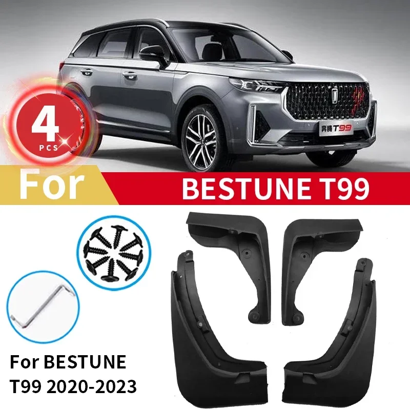 

For FAW BESTUNE T99 2020 2021 2022 2023 Mudguards Mud Flaps Splash Guards Front Rear Fenders MudFlaps Car Accessories