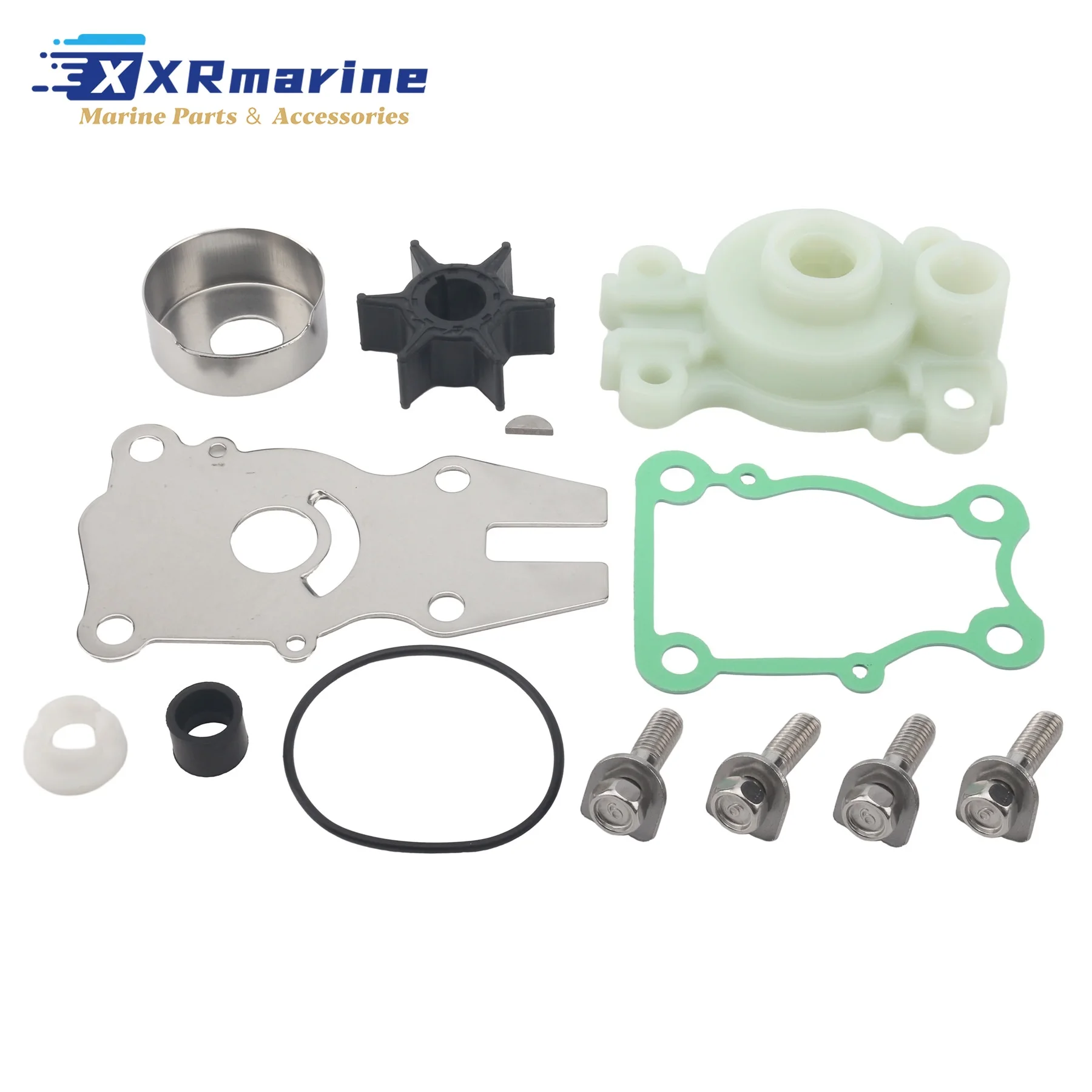 

Ремкомплект крыльчатки водяного насоса, совместимый с лодочными подвесными моторами Yamaha 4-тактных 30 л.с. 40 л.с. F30 F40A 2008-2017 годов выпуска