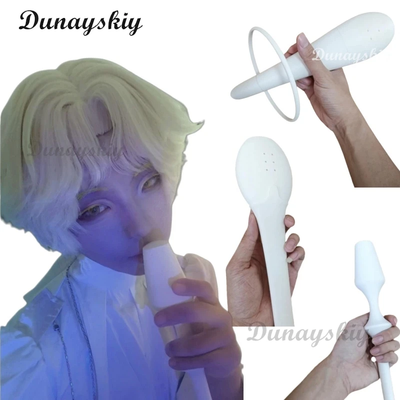 Anime Alien Stage Microphone Model Mizi Sua Luka Cosplay Prop Female Male Roleplay Party 26CM Ruler of my heart Perform Prop Set