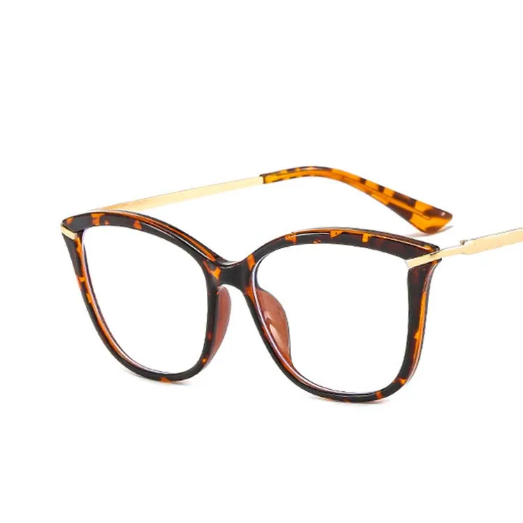 53332 Vintage Cat Eye Brille Rahmen Frauen Platz Myopie Optische Brillen Brillen Rahmen Dekorative Gläser