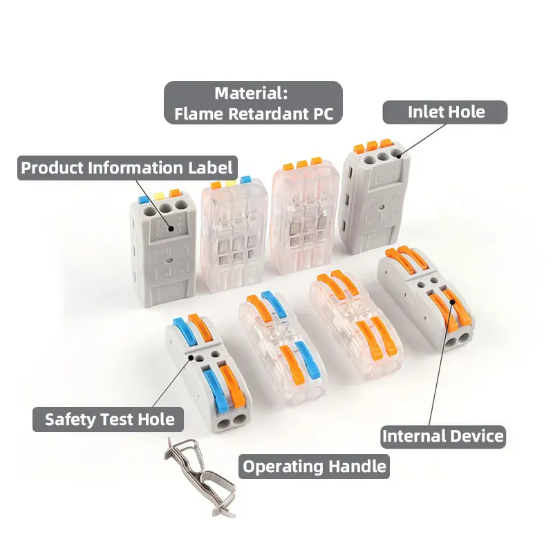 محطة توصيل سريعة، واحدة في، متعددة الخروج، مقسم ومجمع متعدد الوظائف، مع أنواع متعددة من أطراف التوصيل #5