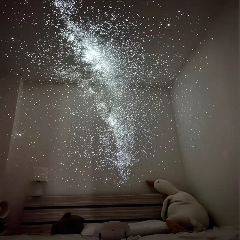 Proyector LED UFO Galaxy Star, películas de proyección, foto, galaxia, cielo estrellado, lámpara de proyector, diapositivas (excluido la máquina de