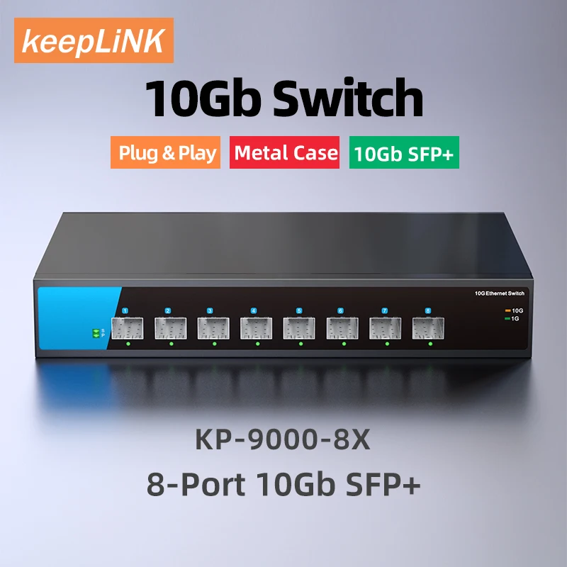 

8-port 10Gb SFP+ Switch