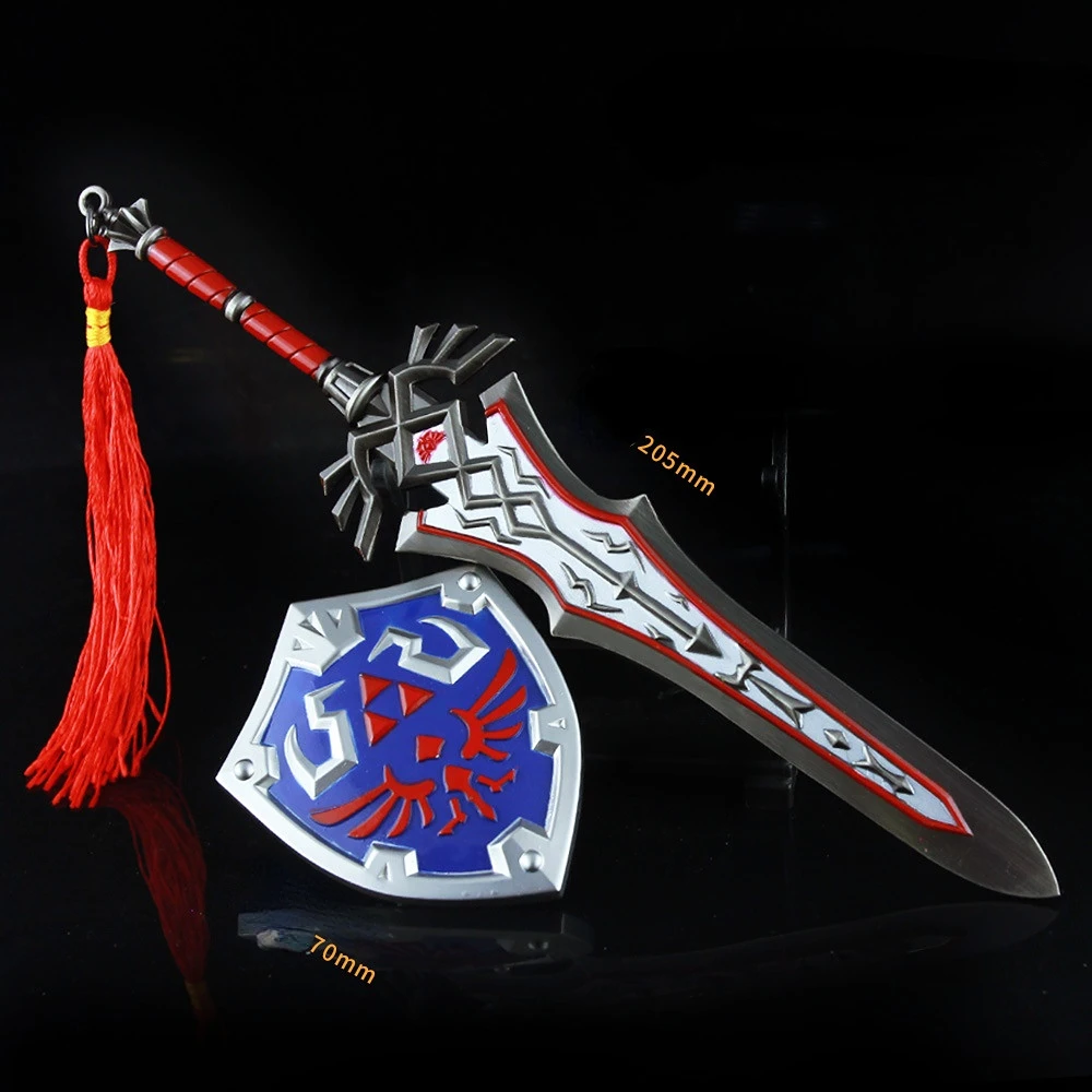 The Hyrule Fantasy Weapon Master Sword Model Toys Anime Game Periphery Keychain Weapon Model Katana Samurai Gifts Toys for Boys