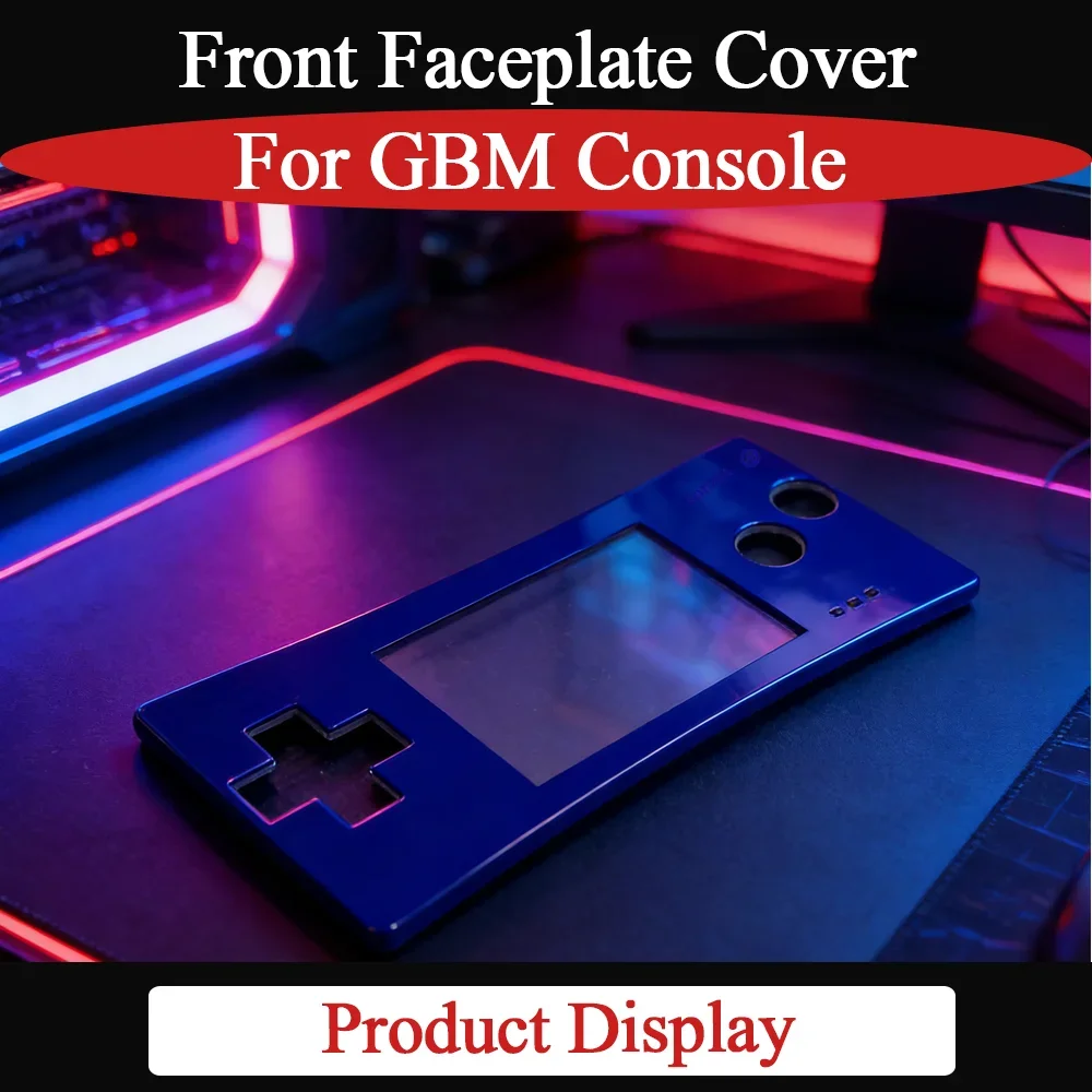 

New 4 Colors Replacement Front Housing Shell For GBM Console Faceplate Cover Faceplate Case For GBM Console Gaming Accessories